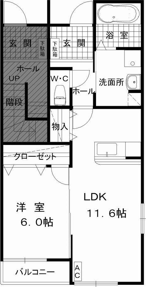 プラントスクエアAの間取り