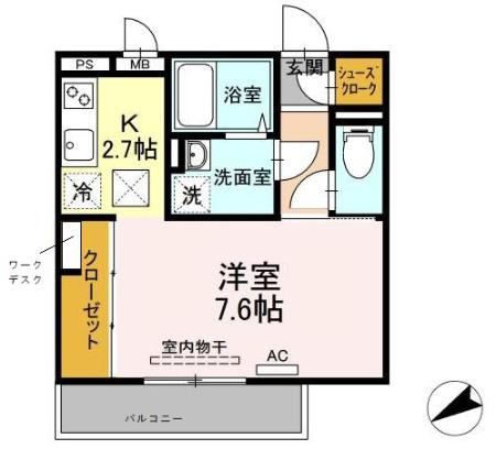 SIGNATURE武蔵中原ANNEXの間取り