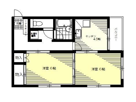 【間取り】 | パレス中芳(パレスナカヨシ)