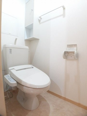 【トイレ】 | カーサ・ソレイユ　Ａ | 落ち着いたトイレです