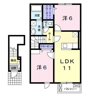 【間取り】 | リエーヴルⅡ