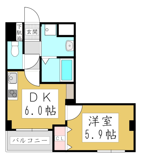 【間取り】 | プライムコート・川口