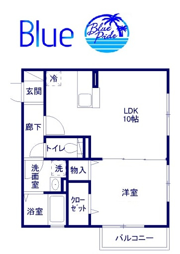 【間取り】 | 花月モナリエⅡ