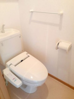 ゆったりとした空間のトイレです