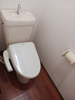 コンパクトで使いやすいトイレです