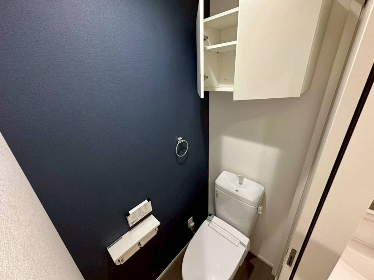 清潔感のあるトイレです
