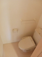 ゆったりとした空間のトイレです