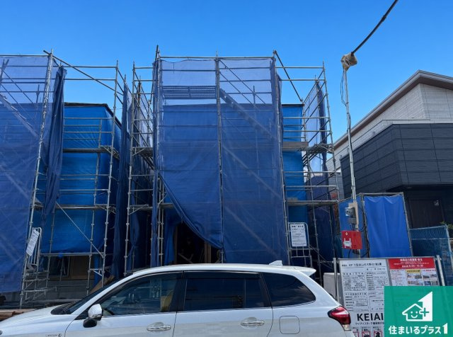 ◆大阪狭山市大野台　第3期　新築一戸建ての外観|現在はこんな感じです。完成までが待ち遠しいですね。