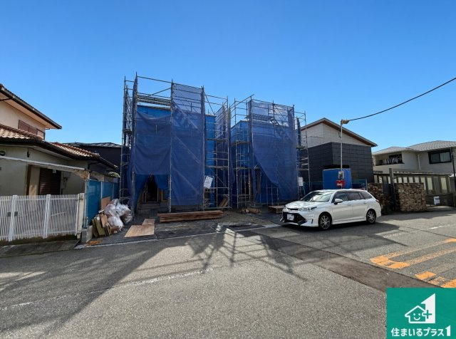 ◆大阪狭山市大野台　第3期　新築一戸建ての前面道路含む現地写真|お近くの同じ売主さんが建築したお家をご案内致します。実際に使われている設備をご覧ください。