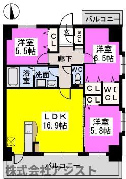 グランソフィアの間取り