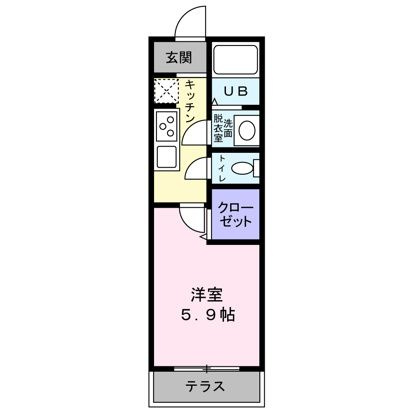 SパレスⅥの間取り