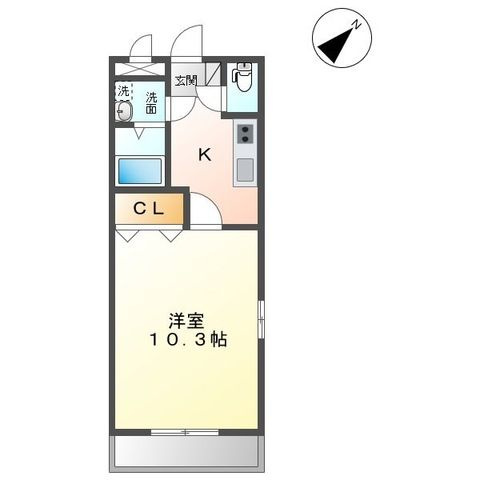 ヴィラ・シフォンⅠの間取り