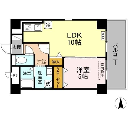 ＫＩＲＡＫＵマンションの間取り