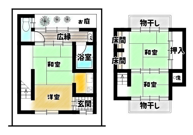 聚楽廻中町の間取り