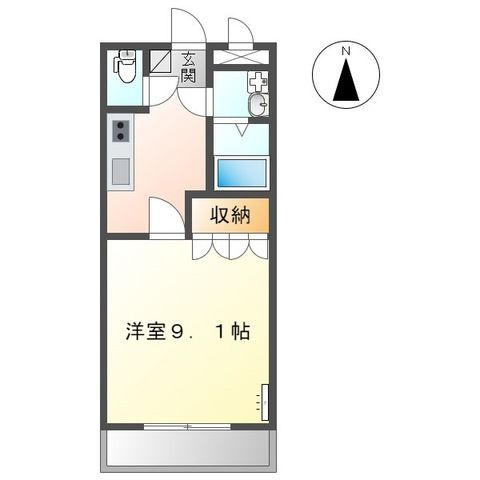 アヴェニュー下林の間取り