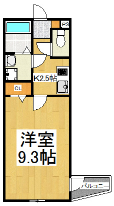 ブリエラクティⅢの間取り