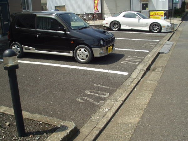 駐車場です
