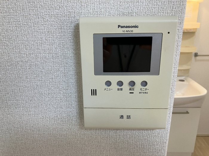 セジュール学園前のセキュリティ|モニター付きインターホン