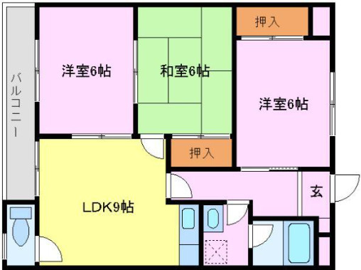 ロゴス楢葉の間取り