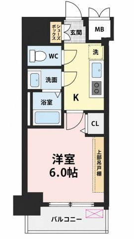 プレリス六番町ネクソラの間取り