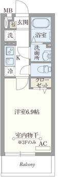 ハビテ国立 の間取り