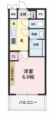 プレリス六番町ネクソラの間取り