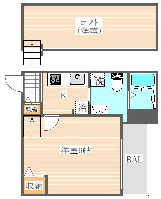 Tiare de Asukaの間取り|使いやすい間取りです。