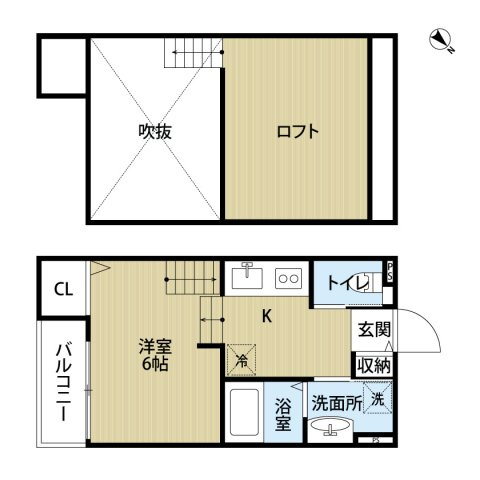 Felicita（フェリジータ）の間取り|使いやすい間取りです。