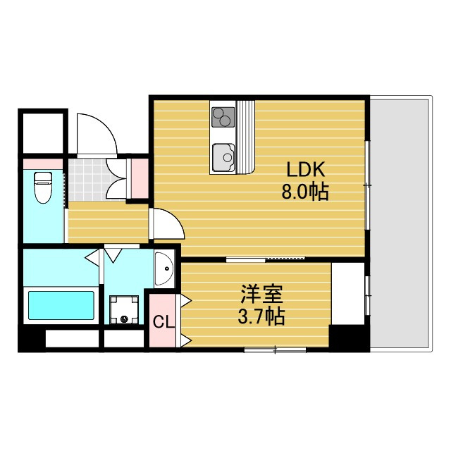 大幸ロイヤルＡ５の間取り