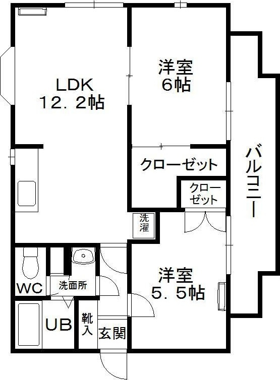 パークレジデンシャルBの間取り