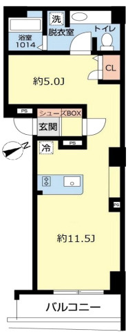 【間取り】 | ラグジュアリーアパートメント恵比寿