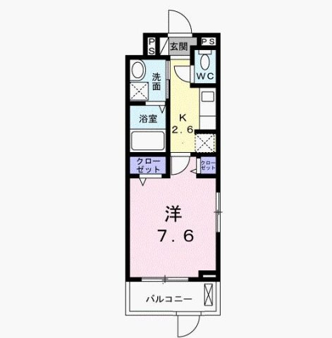 フラッツ・アイⅤの間取り