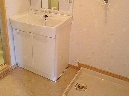 コーポ三輪の洗面所