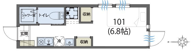 シエスタヴィラ武蔵小金井ブリックハウスの間取り