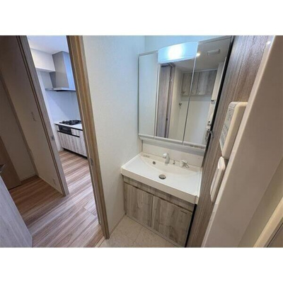 【洗面所】 | S-RESIDENCE千種belvia TOWER | 忙しい朝には欠かせない洗面所です