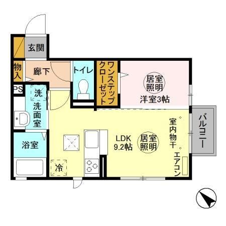 ティアラ　中丸の間取り