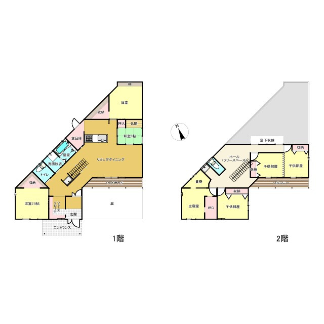 2026/10/9NEW　戸建　高山市桐生町　3480万の間取り