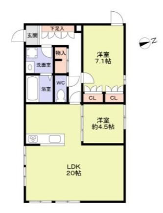 Green　Toshinの間取り