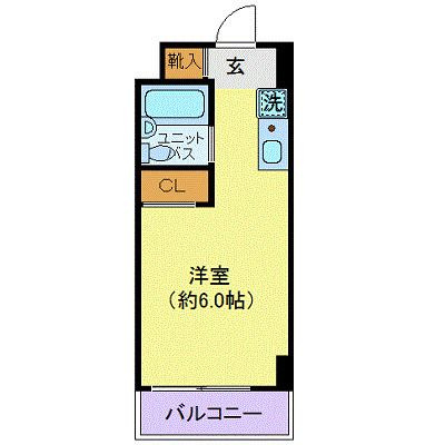 スカイコート鷺沼の間取り