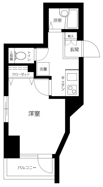 スカイコート麻布十番の間取り|間取りです。
