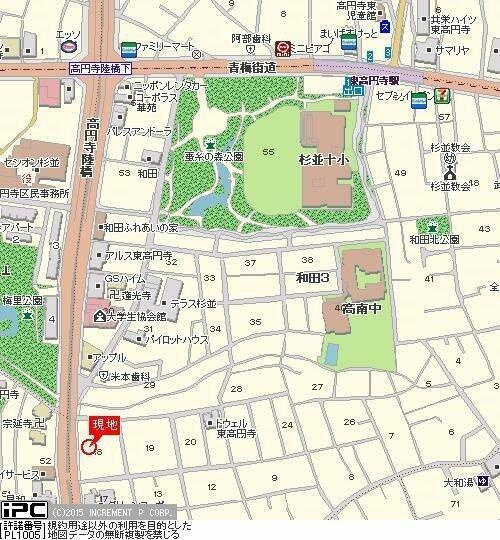 メゾン・ド・ヴィレ高円寺の地図