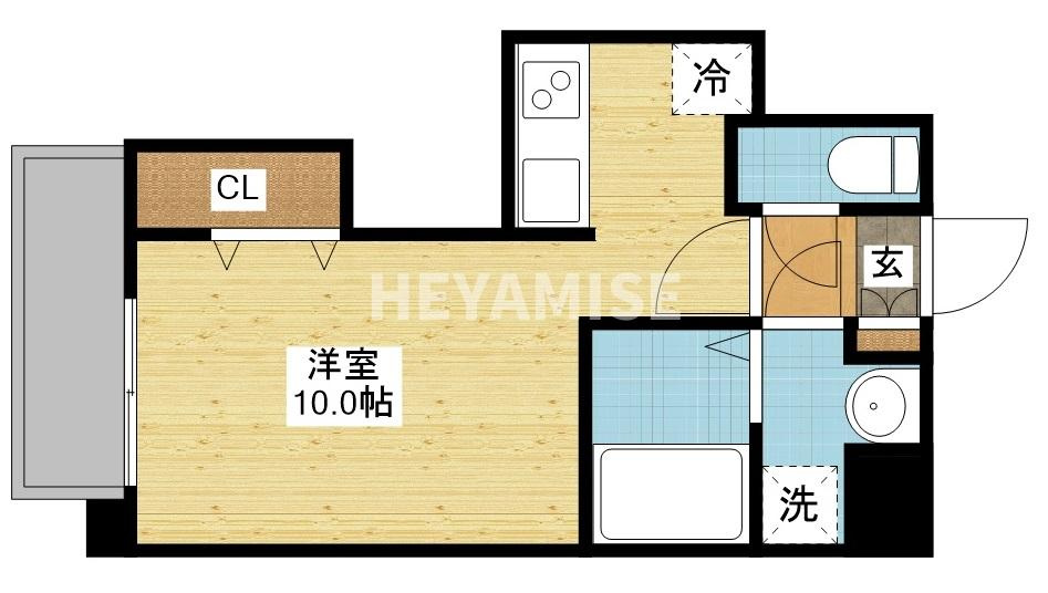 Apartment Grus Okamachiの間取り
