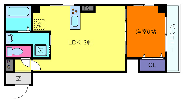五光マンションの間取り