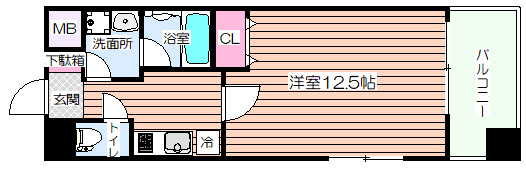 【間取り】 | レフィーナカルム江坂