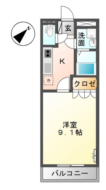 ミストラルⅢの間取り
