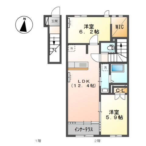 シェランデＳＡＩの間取り