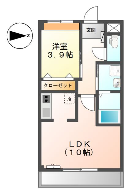 シャルム浜玉の間取り
