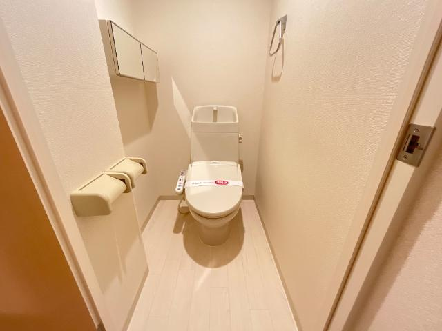 パールハイツＫのトイレ|シャワー付トイレ