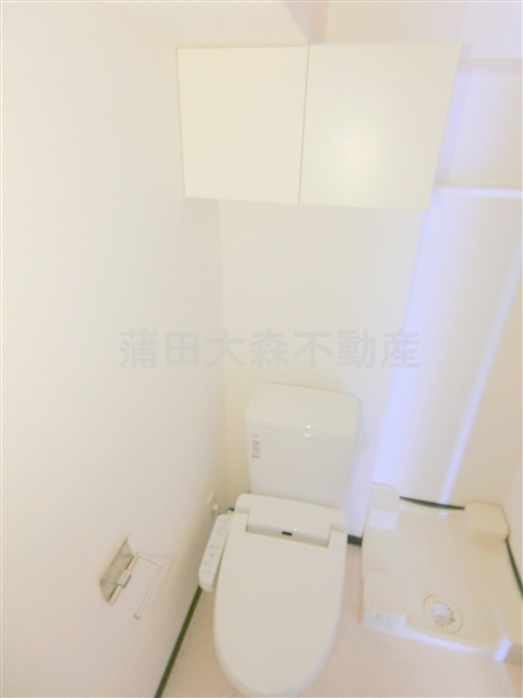 ジーベック池上のトイレ|温水暖房便座付トイレ