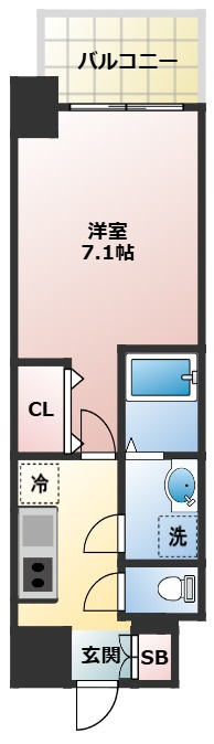 S-RESIDENCE浄心の間取り